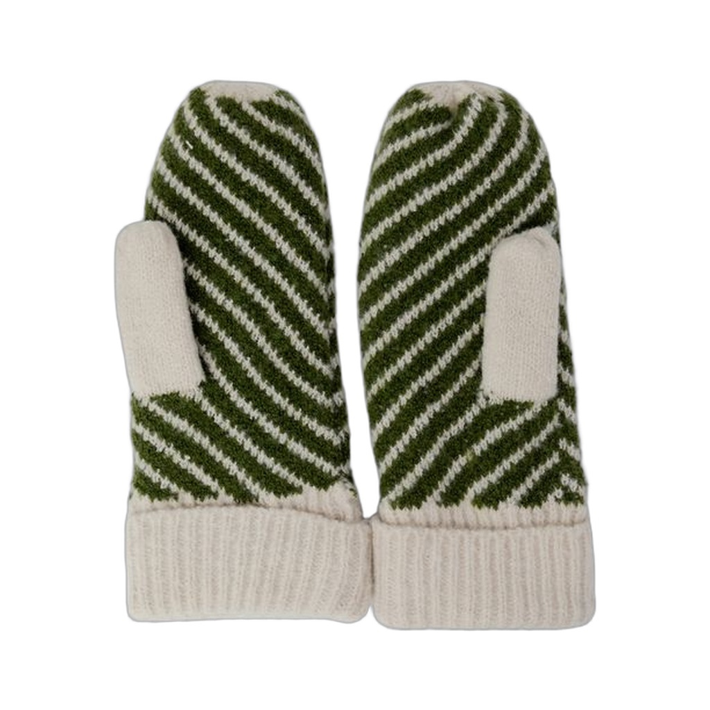 Cream Polyester Gloves