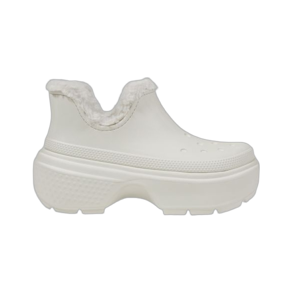 White Croslite Ankle Boots
