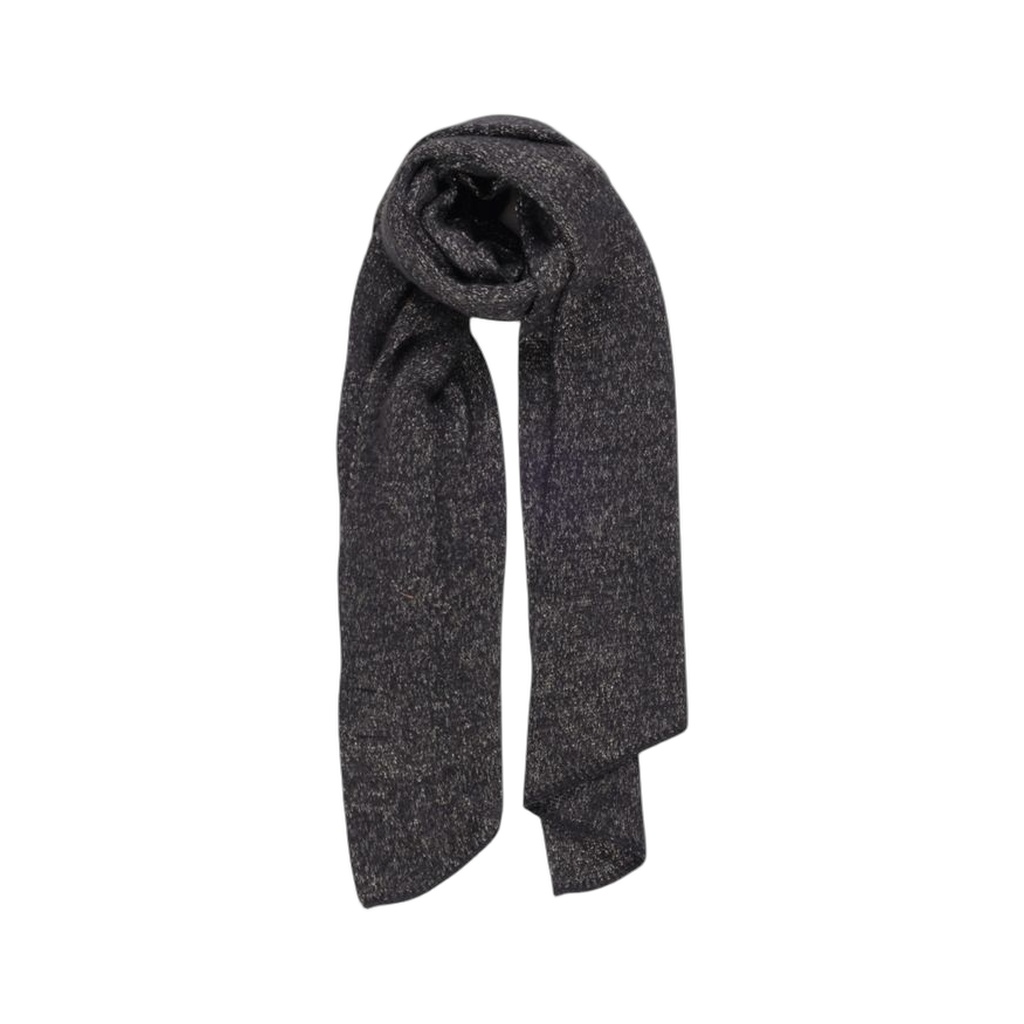 Black Recycled Polyester Scarf