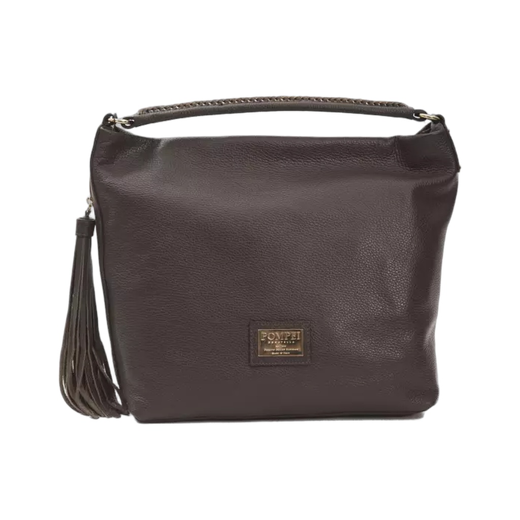 Brown Leather Women Shoulder Bag