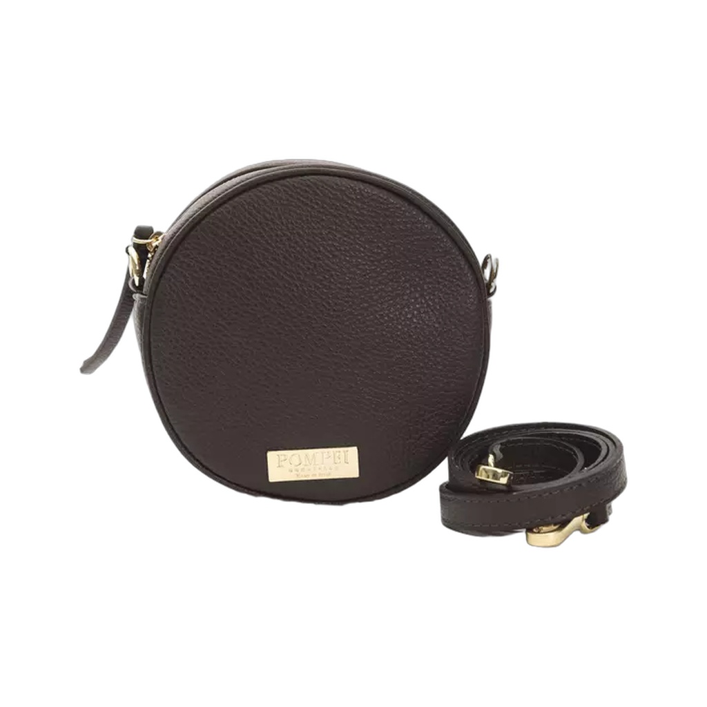 Brown Leather Women Crossbody Bag