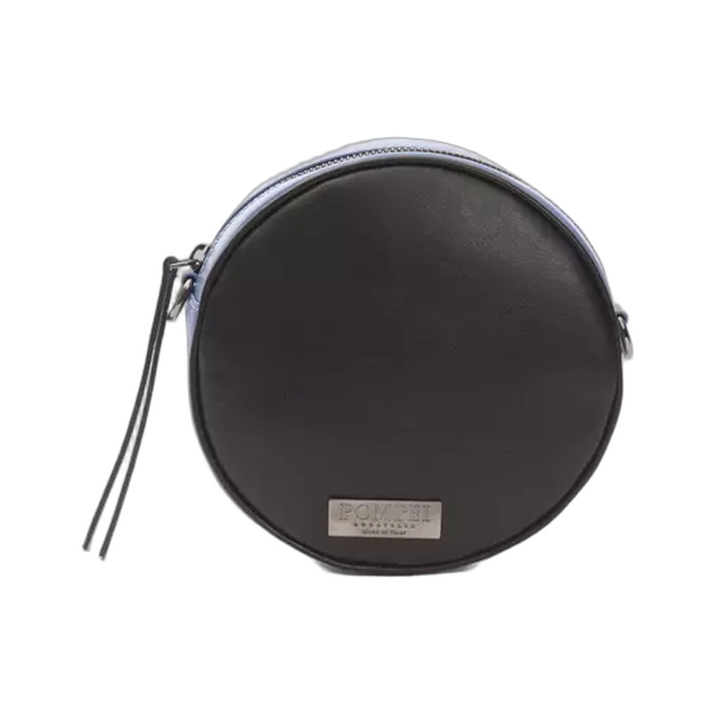 Black Leather Women Crossbody Bag