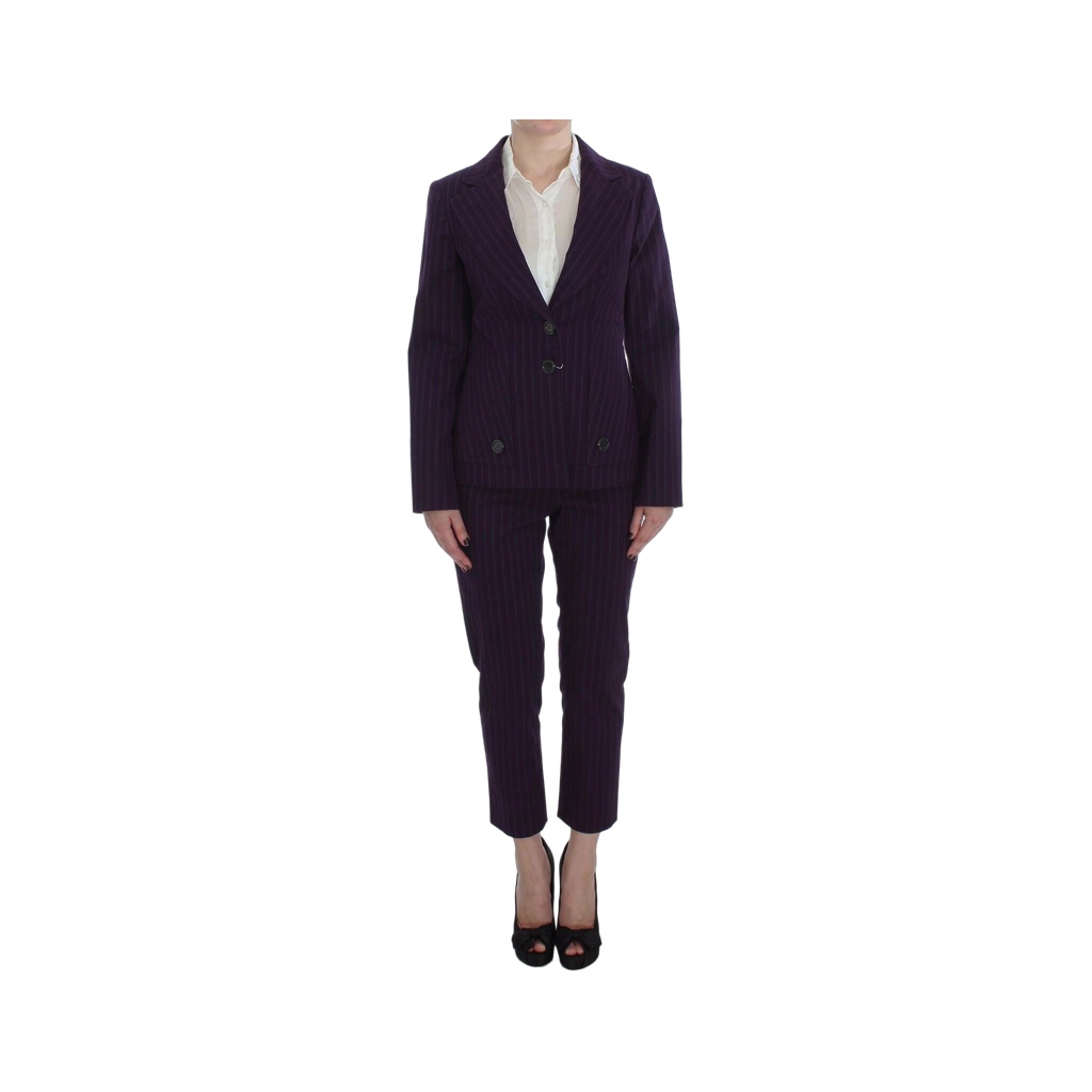 Elegant Striped Pant & Blazer Suit