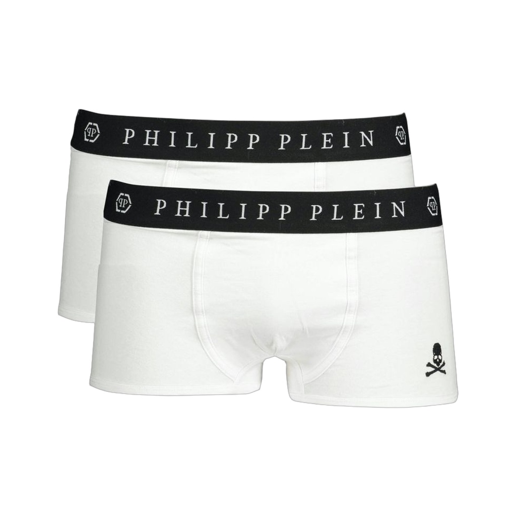 White Cotton Men's Boxer
