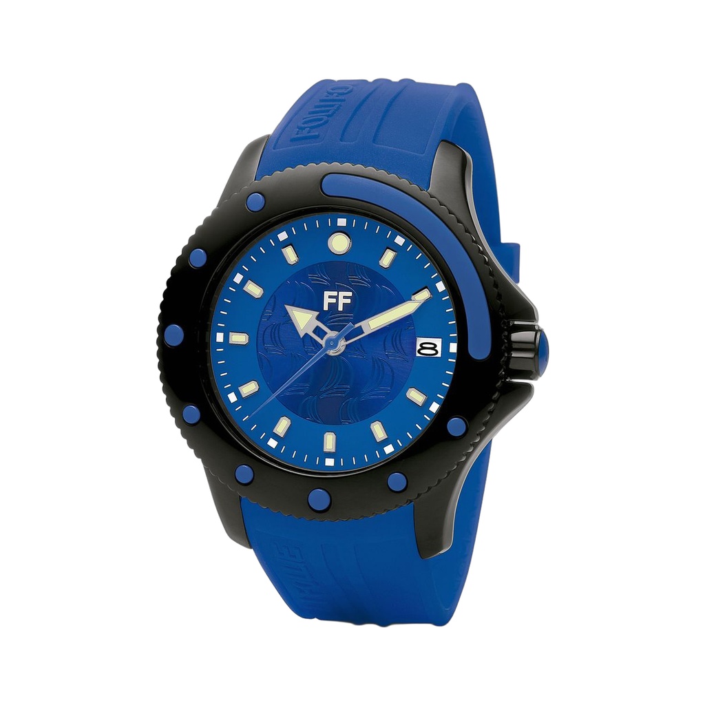 Blue Synthetic Sport Watch
