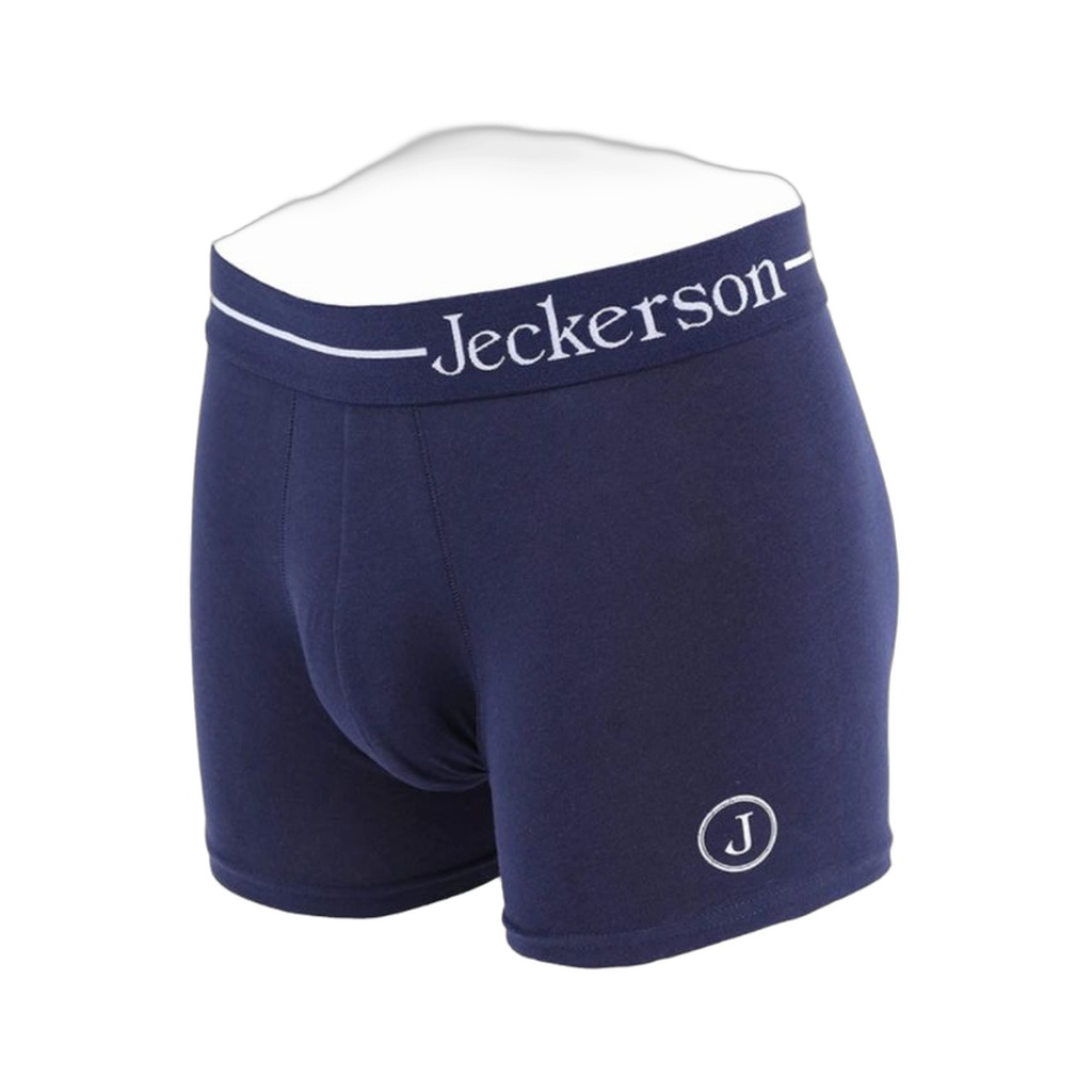 Blue Cotton Men Boxer