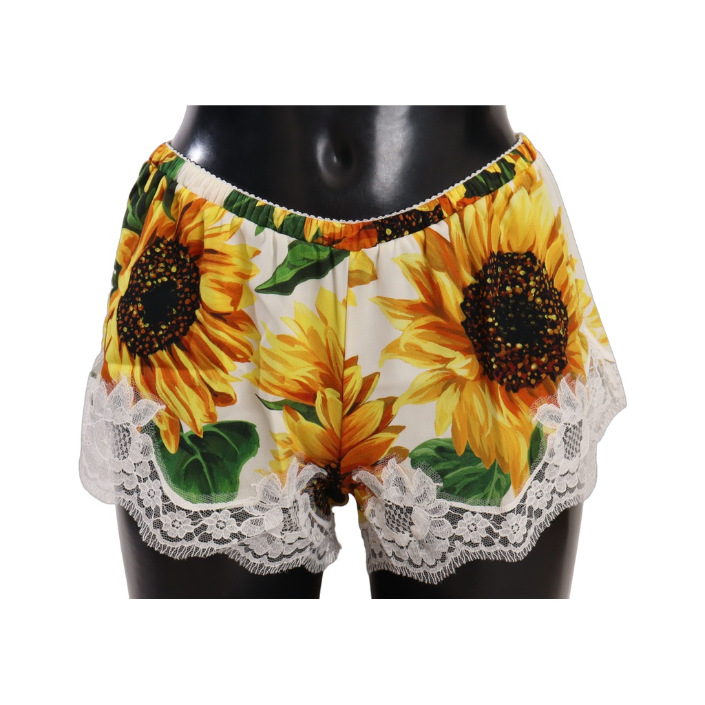 White Sunflower Lace Lingerie Underwear