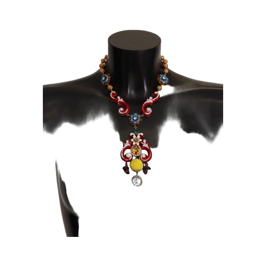 Multicolor Crystal Statement Necklace