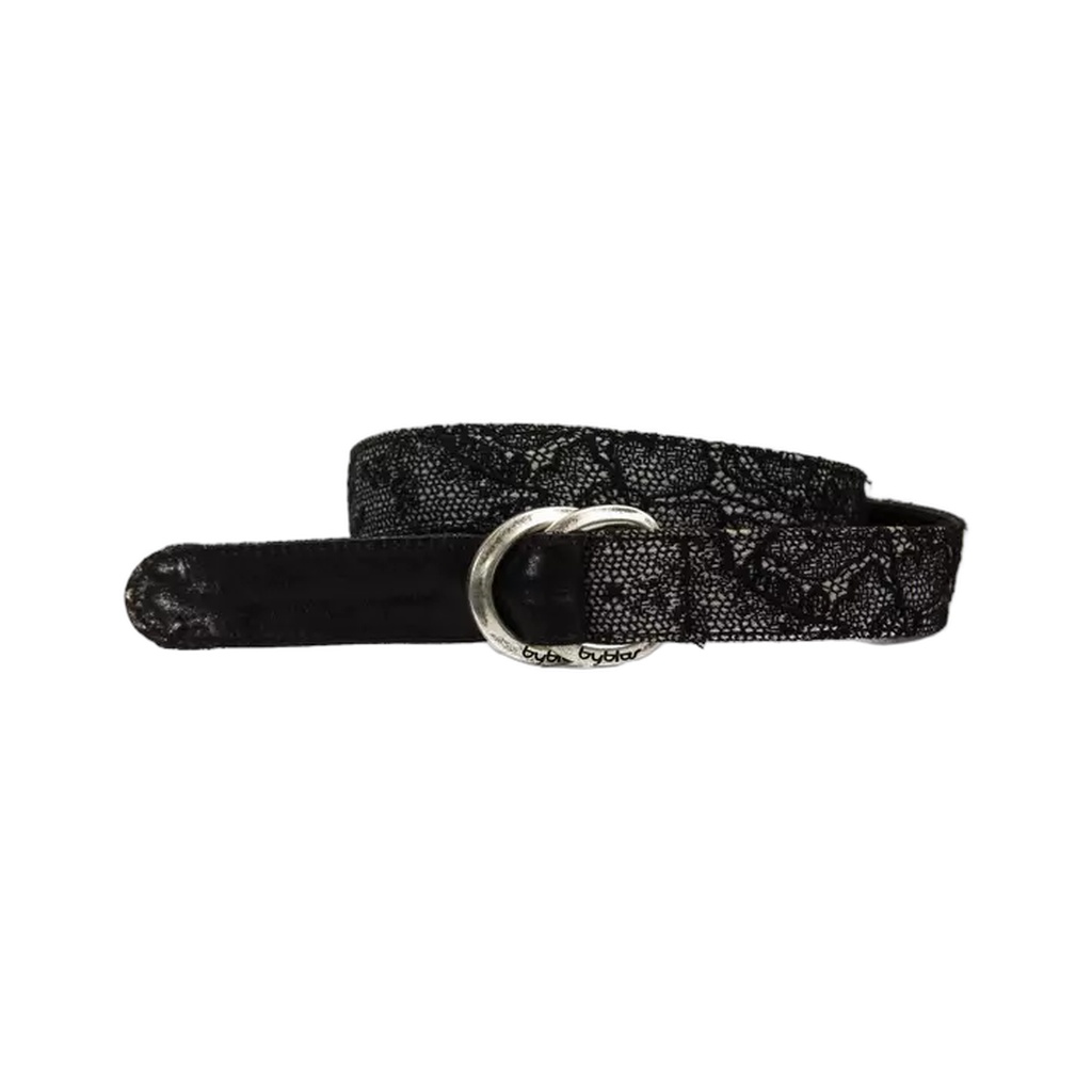 Black Wool Women's Belt