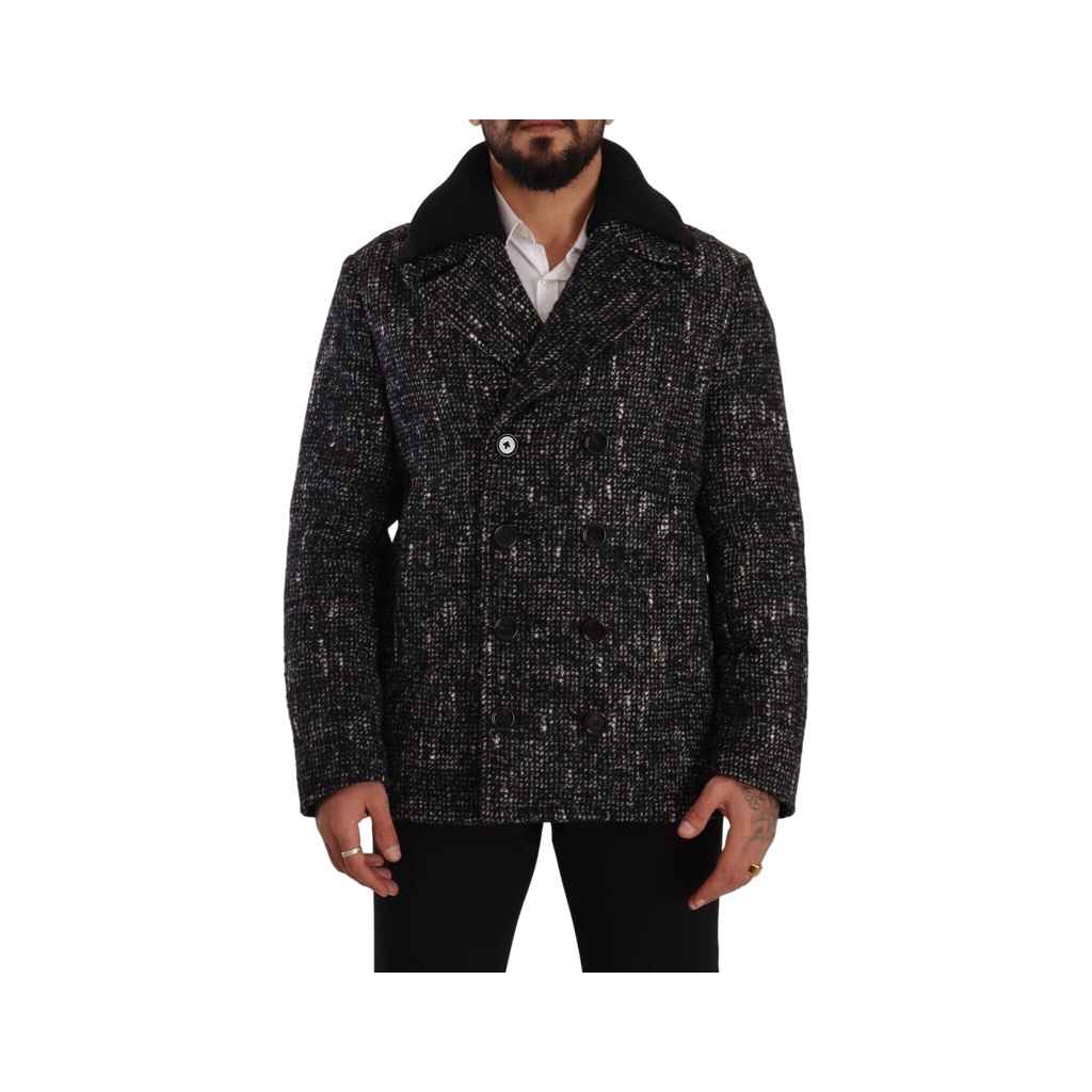 Chic Double Breasted Wool Blend Overcoat