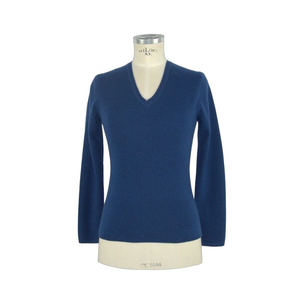Blue Cashmere Women Sweater