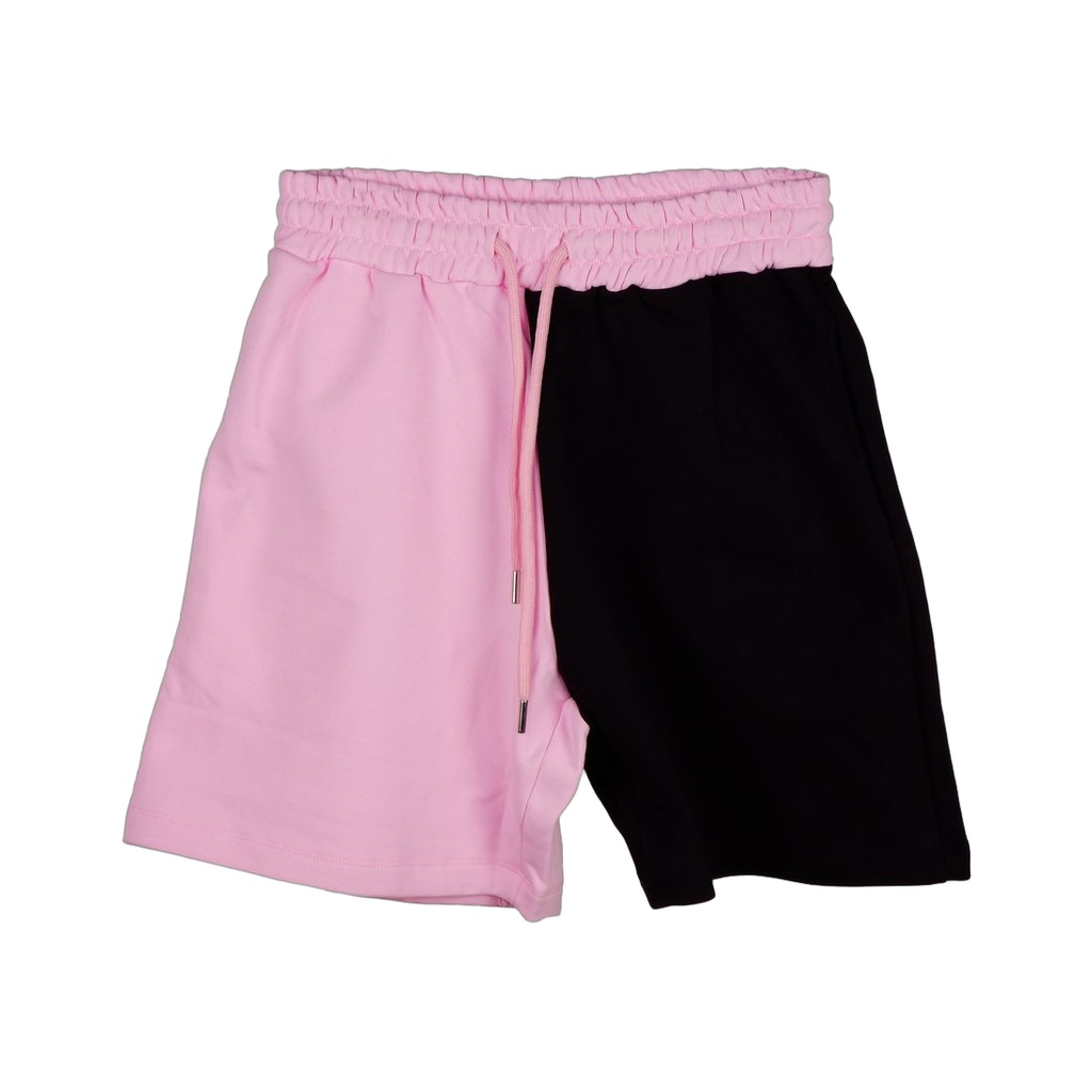 Chic Two-Tone Graphic Shorts