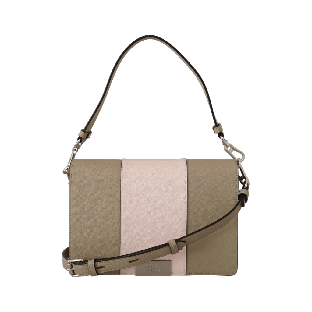 Chic Sage Shoulder Bag with Dual Straps