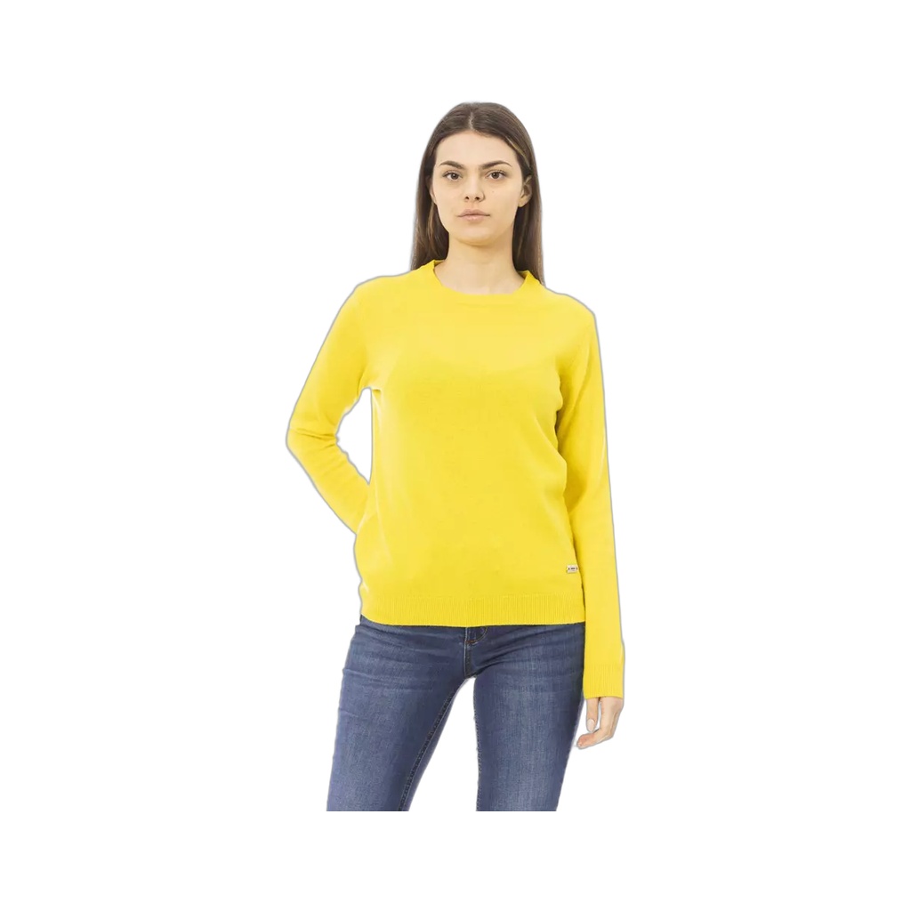 Yellow Cashmere Women Sweater