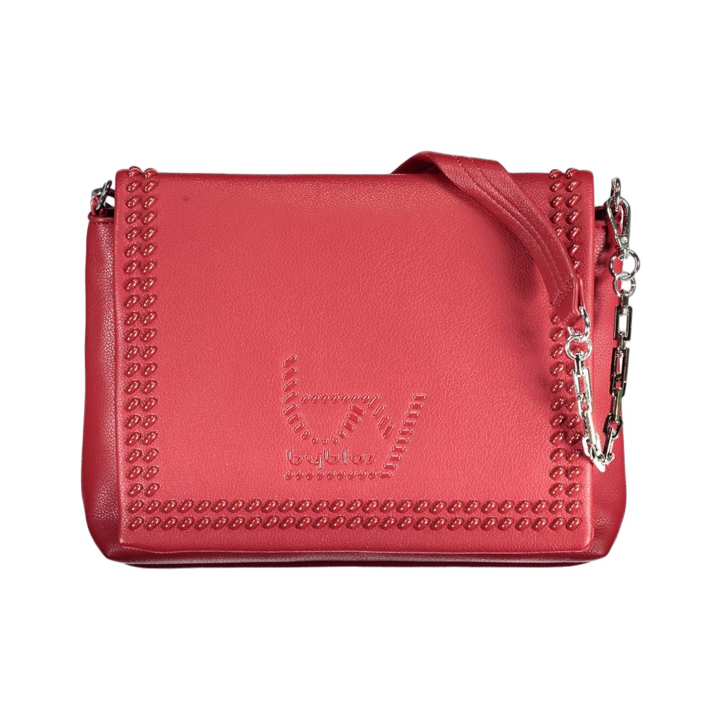 Red Polyethylene Women Handbag
