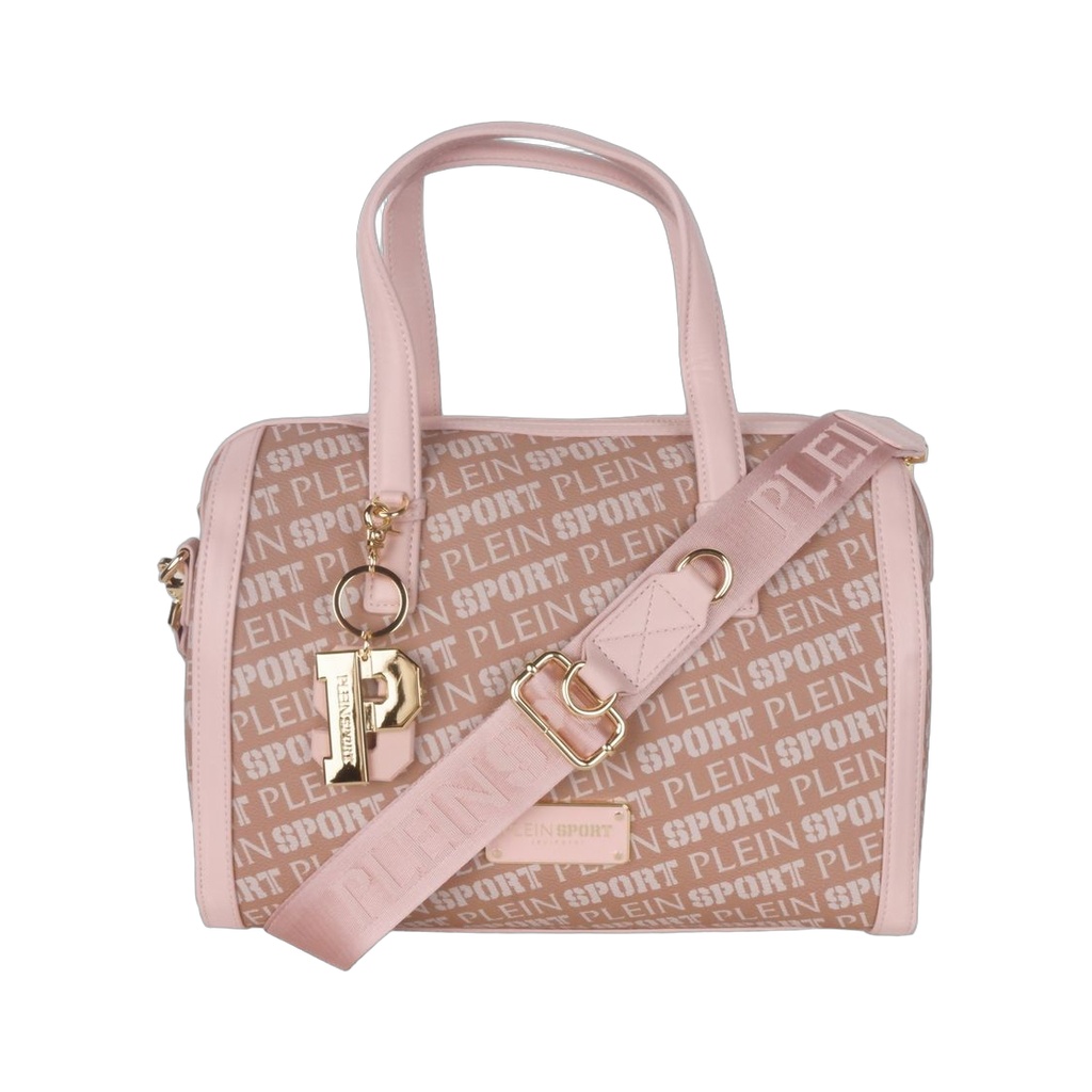 Pink Polyamide Women Crossbody Bag