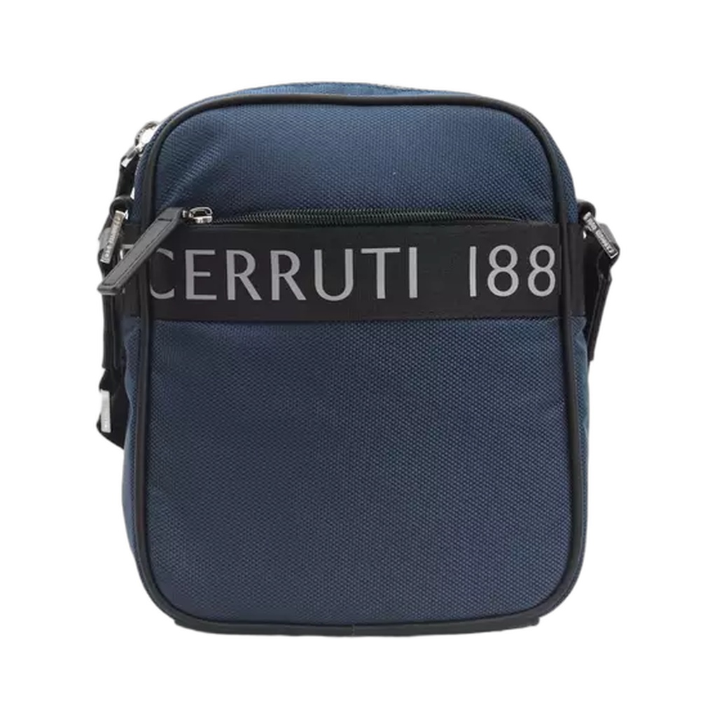 Blue Leather Women Crossbody Bag