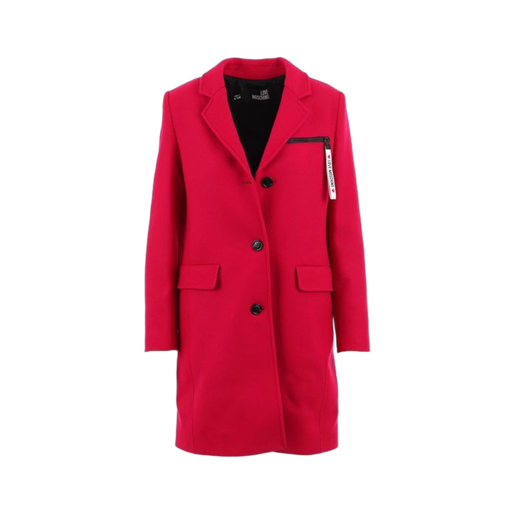 Red Wool Women Coat
