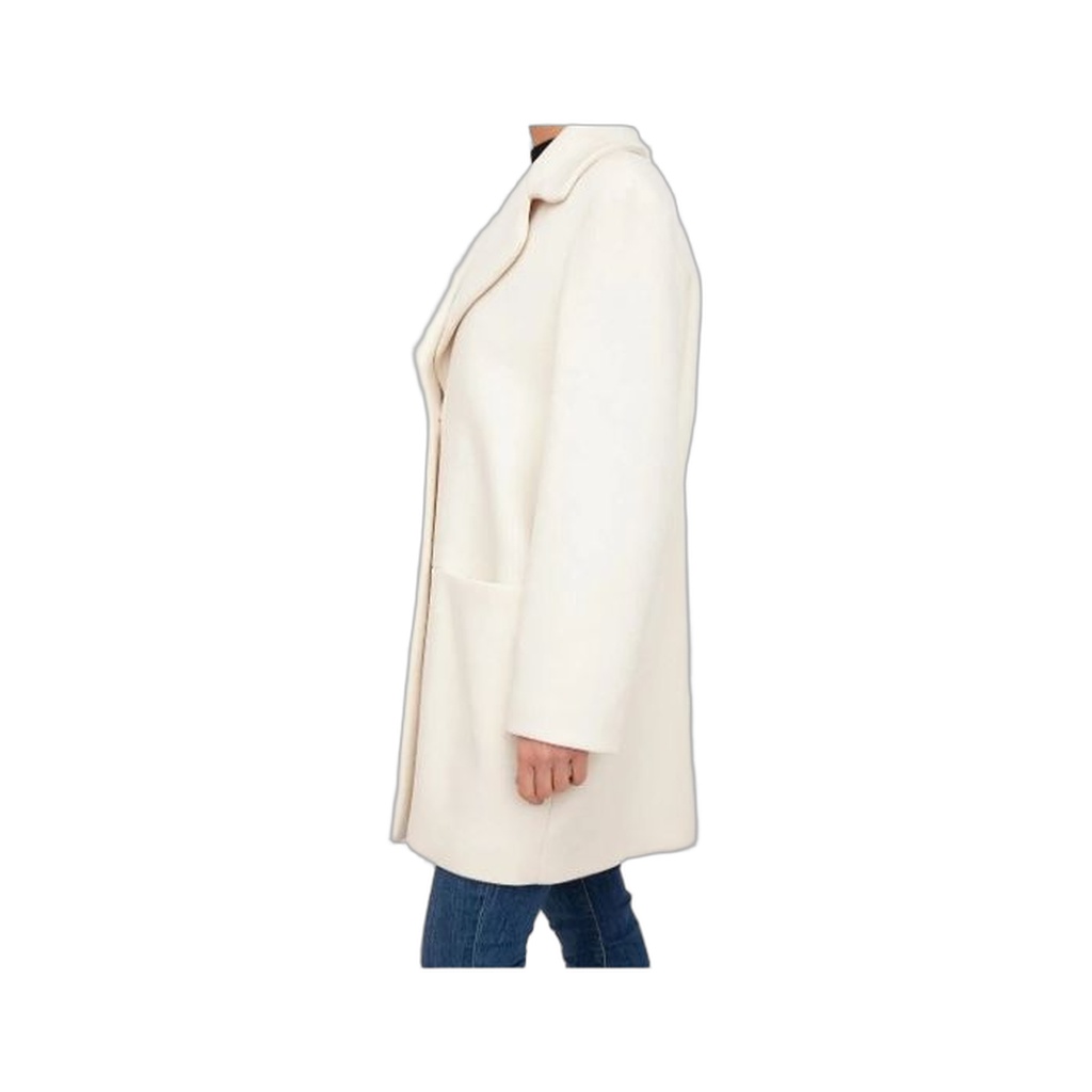 White Wool Women Coat