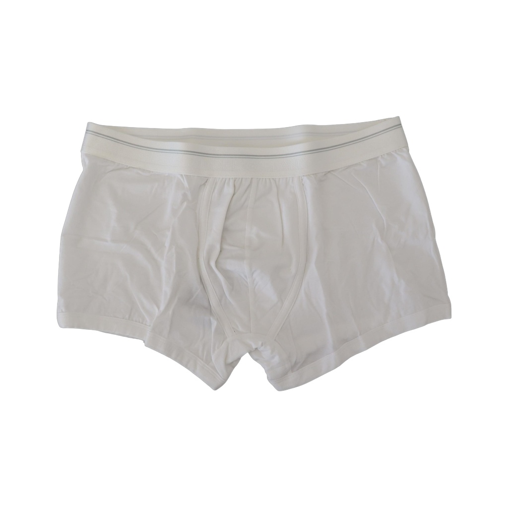 White Cotton Blend Regular Boxer Underwear