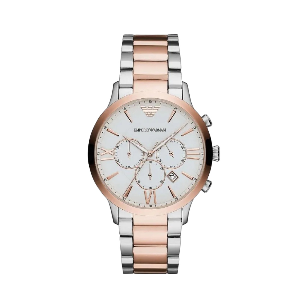 Elegant Two-Tone Timepiece for Men