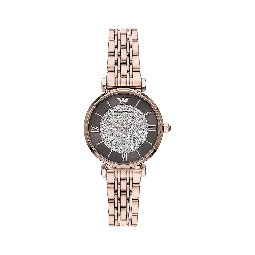 Elegant Rose Gold-Tone Ladies Watch