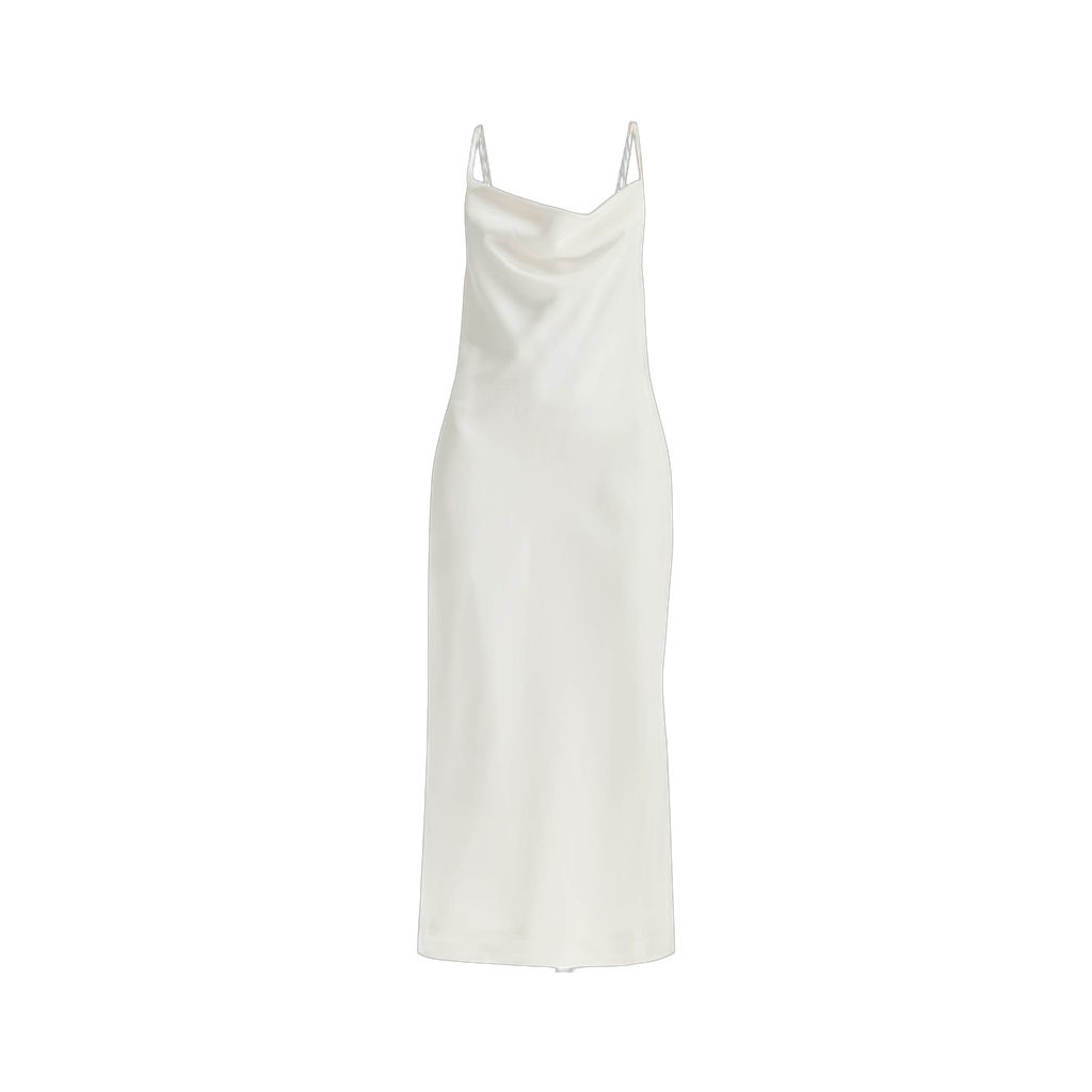 satin slip dress for elegant