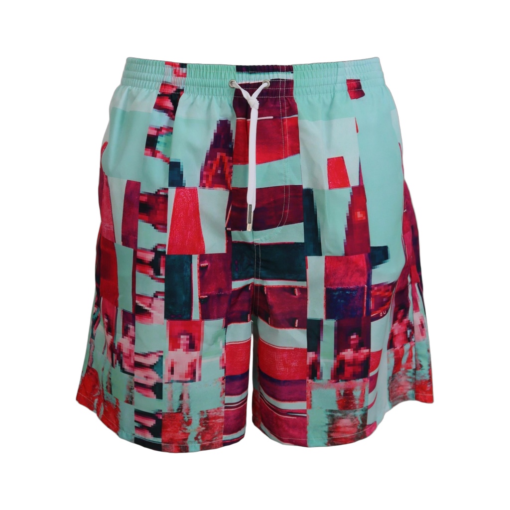 Multicolor Printed Swim Shorts Boxer