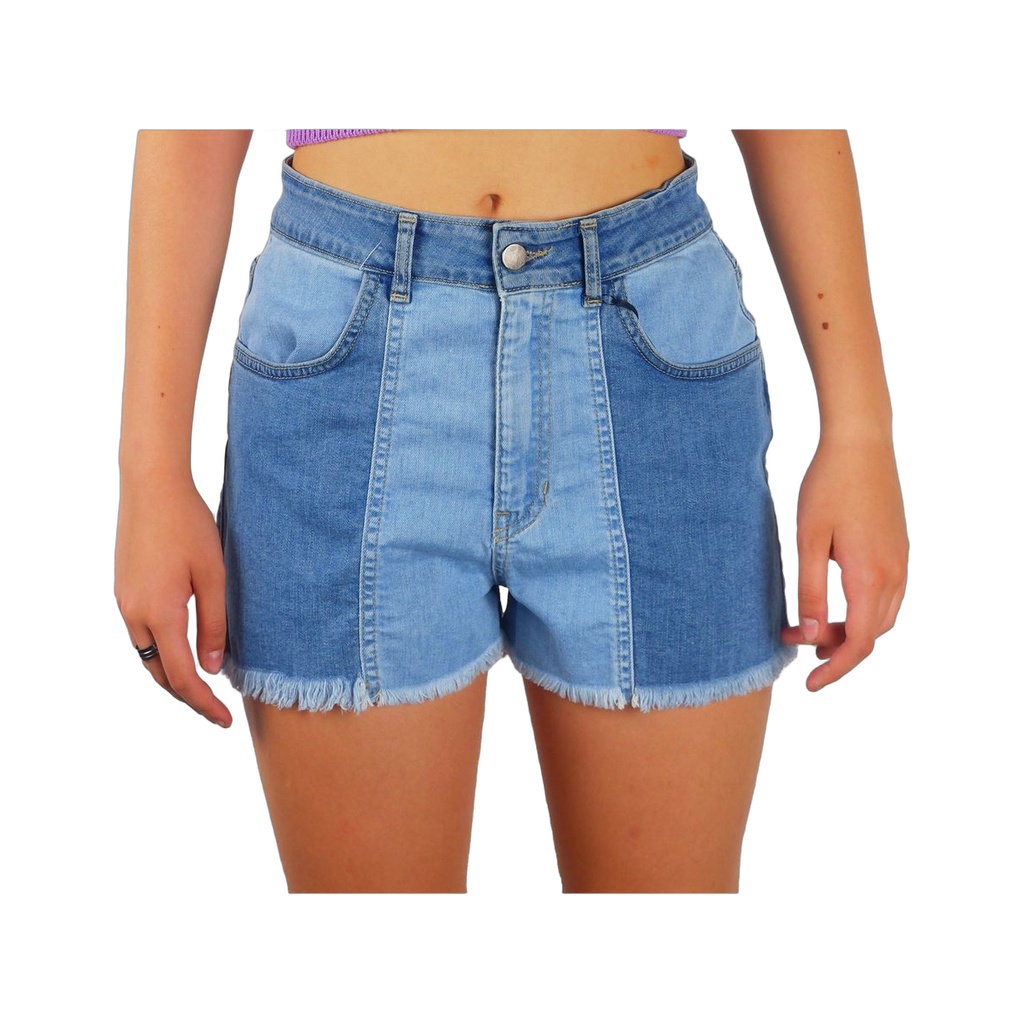 Chic Raw Hem Denim Shorts