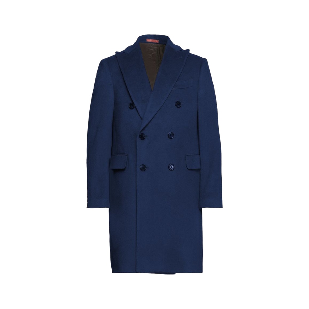Elegant Dark Blue Borgia Coat