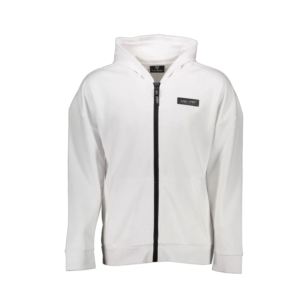 White Cotton Men's Sweater