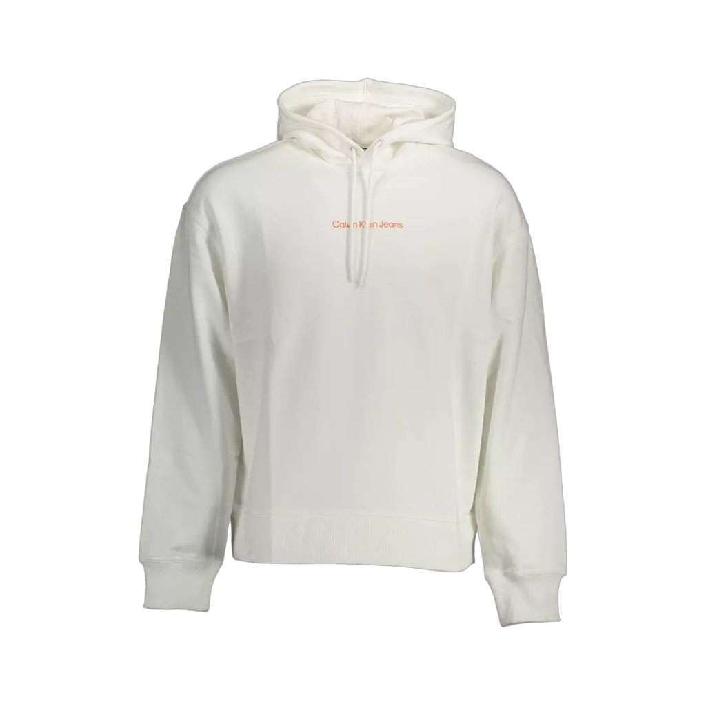 White Cotton Men Sweater