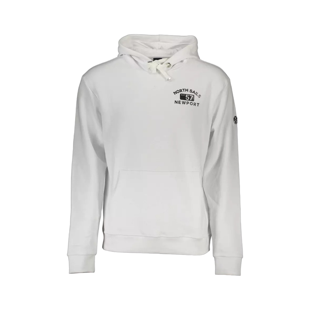 White Cotton Men Sweater