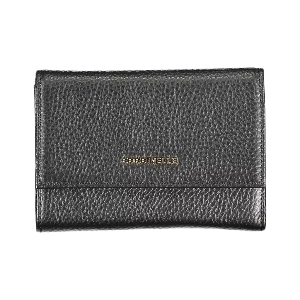 Black Leather Women Wallet
