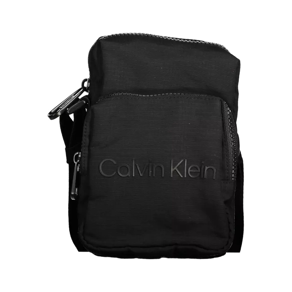 Black Nylon Men Shoulder Bag