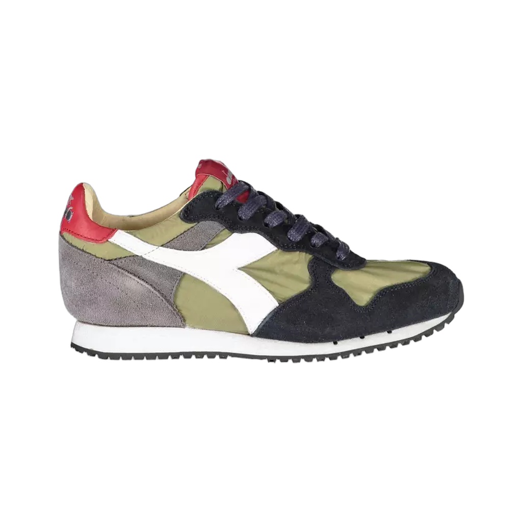 Green Leather Women Sneaker