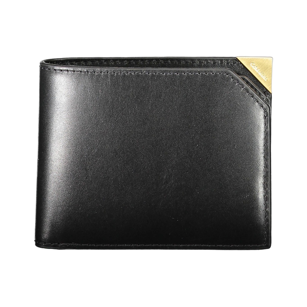"Black Leather Men Wallet"