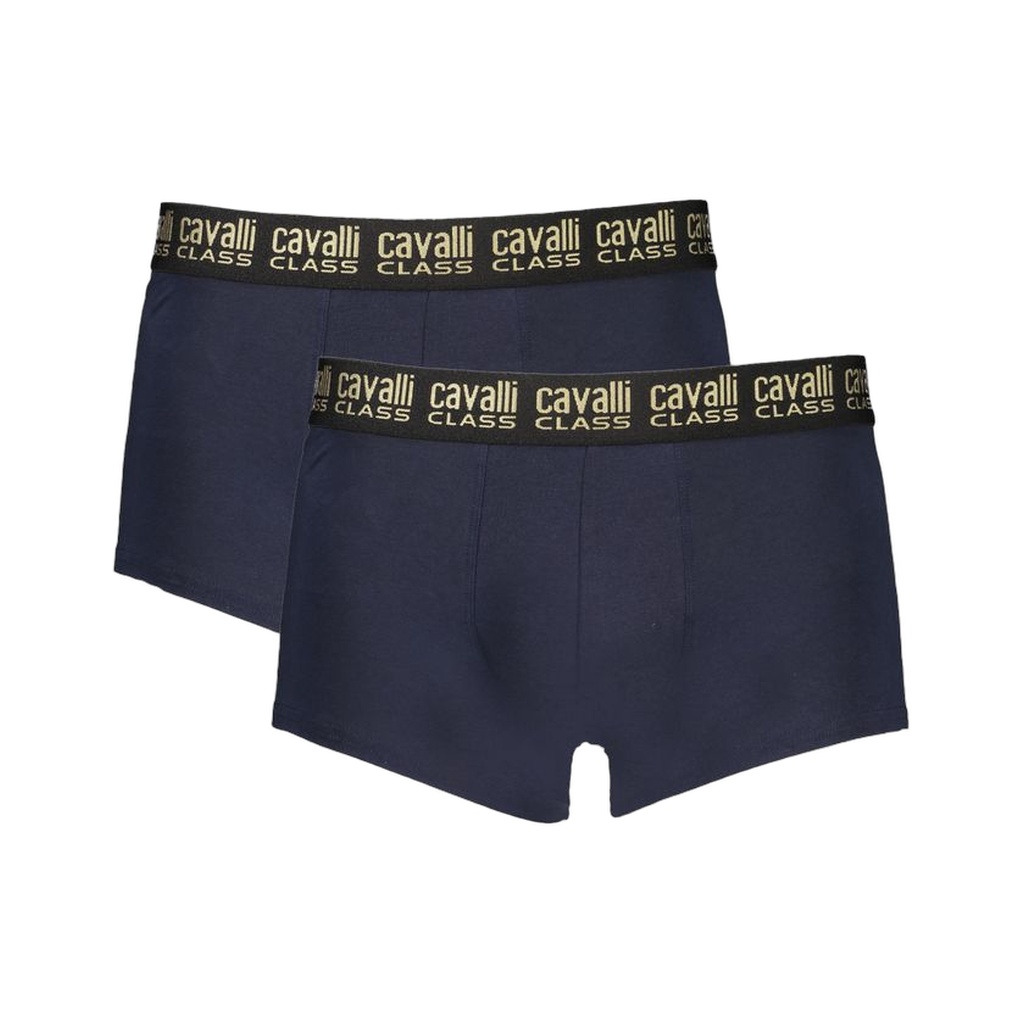 Blue Cotton Men Boxer