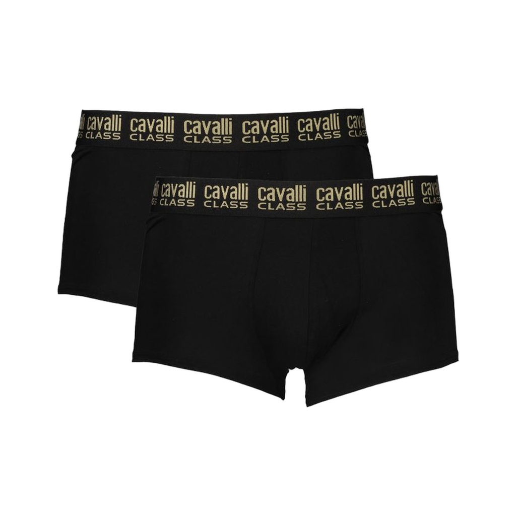 Black Cotton Men Boxer
