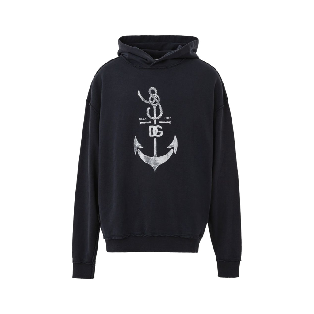 Blue Cotton Sweatshirt