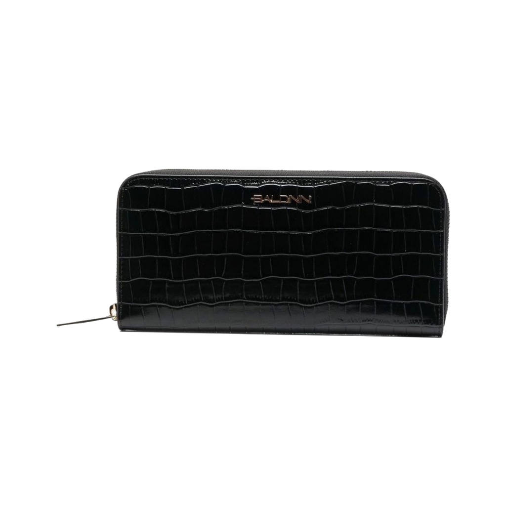 Elegant Croco Print Leather Wallet