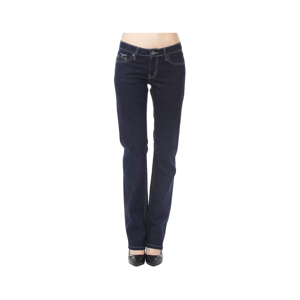 Blue Cotton Women's Jeans