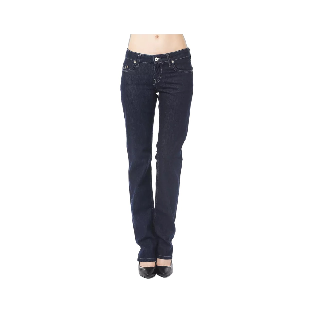 Blue Cotton Women's Jeans