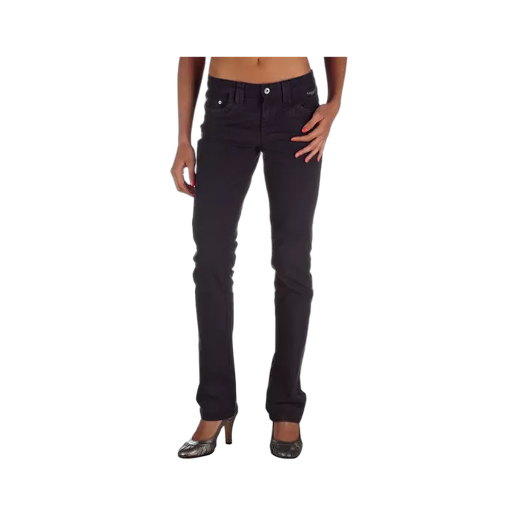 Blue Cotton Women's Pants