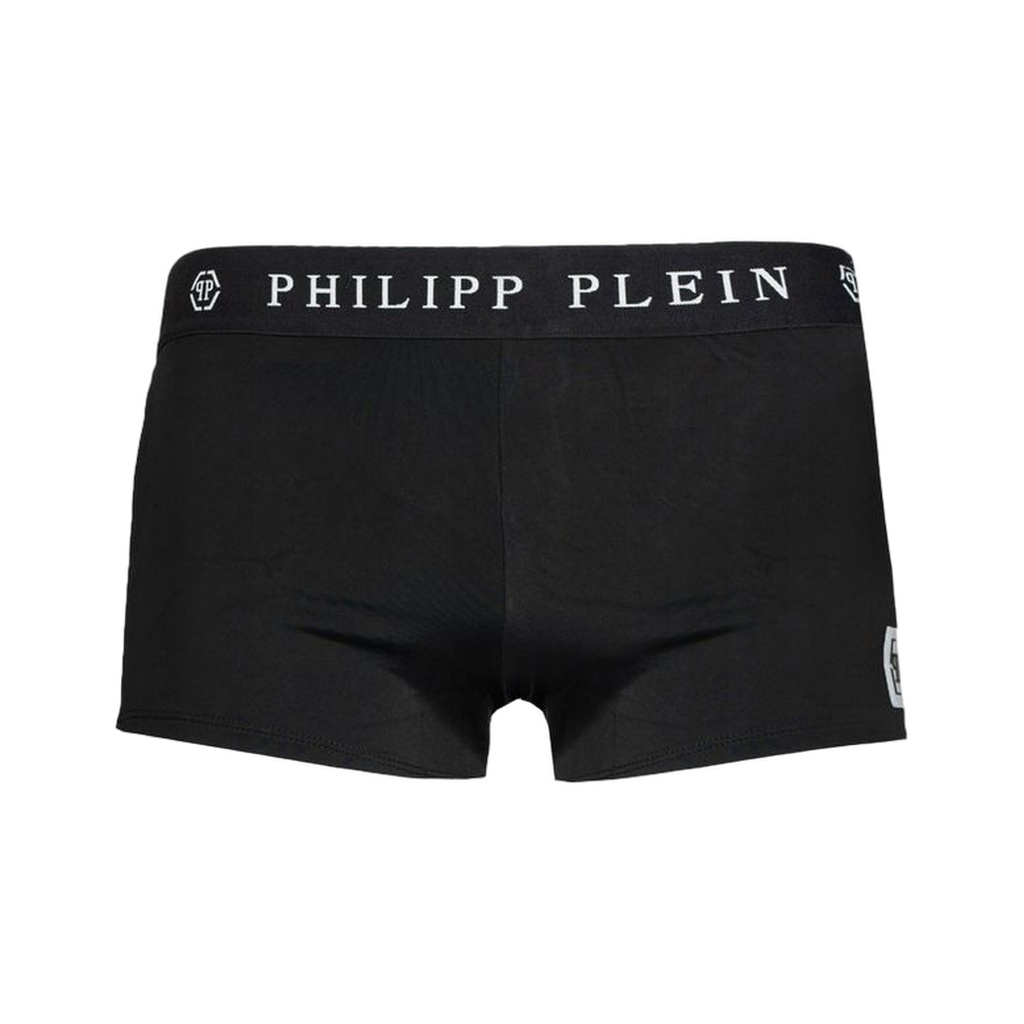 Black Polyamide Men's Swimwear