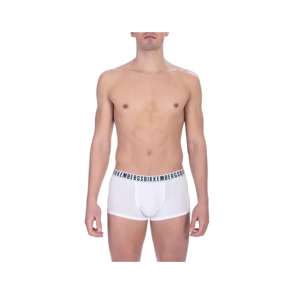 White Cotton Men's Trunk Underwear Twin Pack