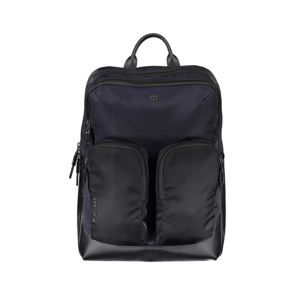 Blue Polyethylene Men Backpack