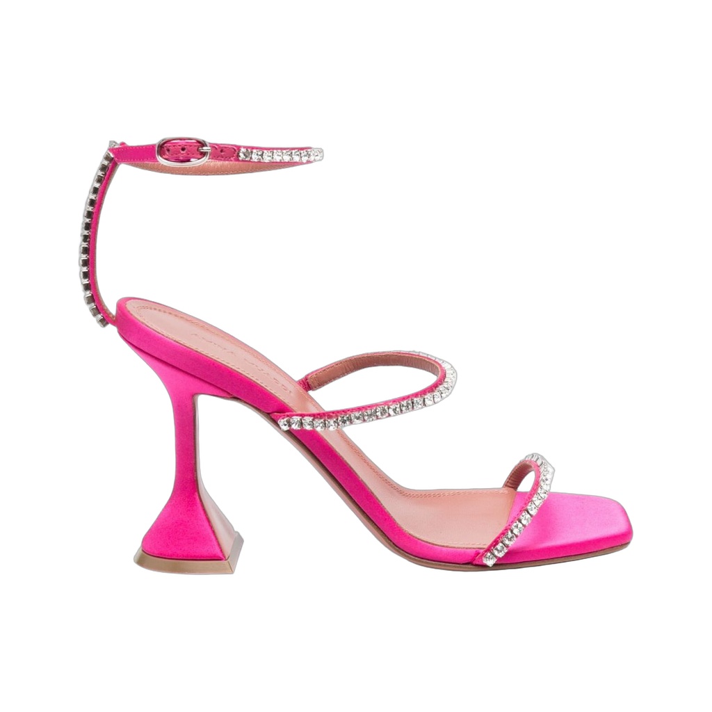 Amina Muaddi Sandals Fuchsia