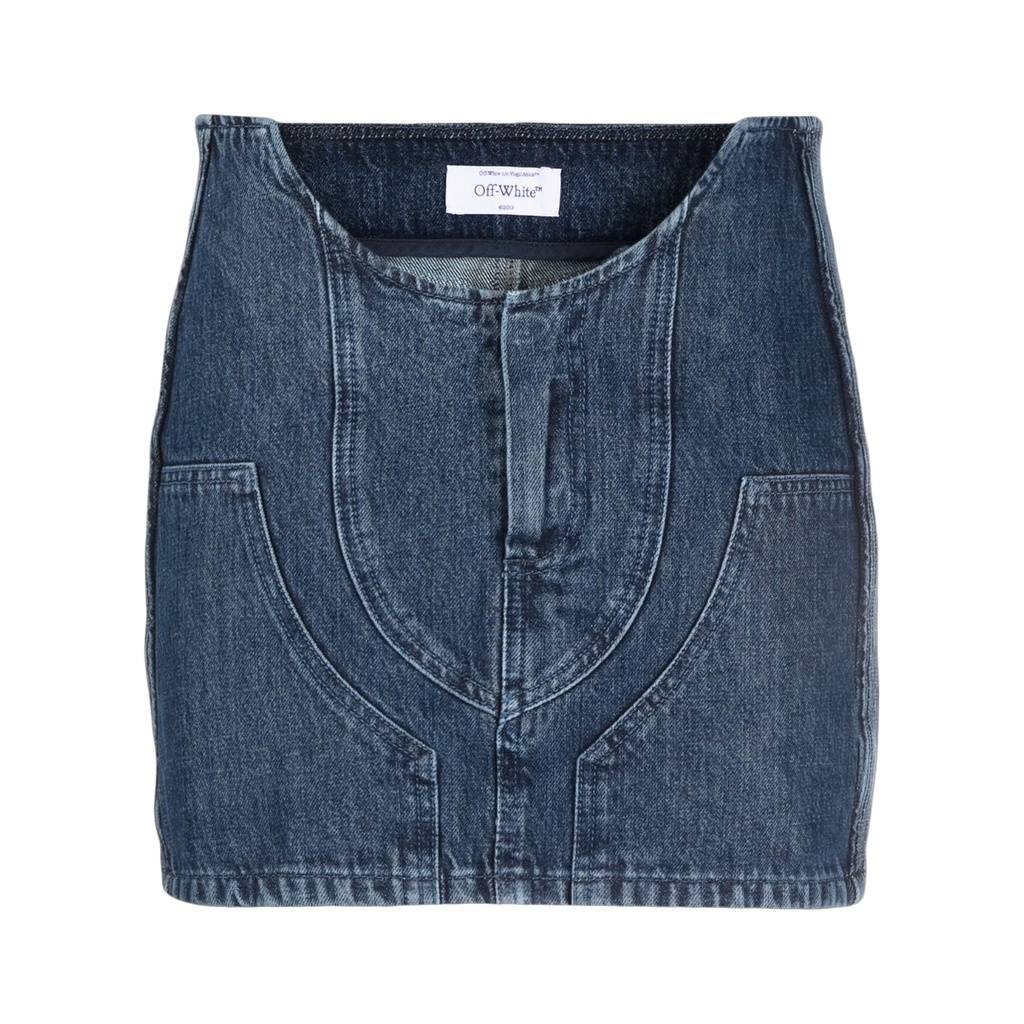 Off White Skirts Blue