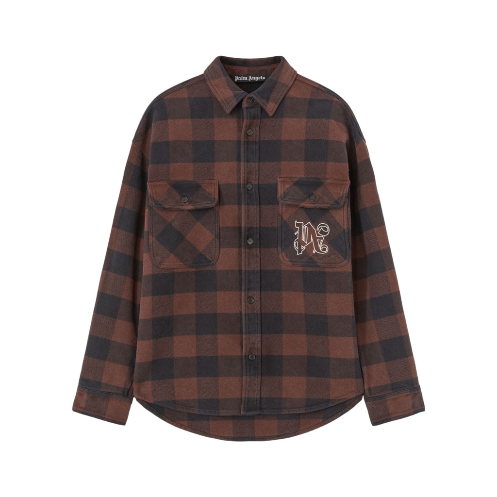 Palm Angels Shirts Brown